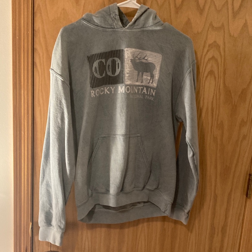 Rocky Mountain National Park Gray Hoodie